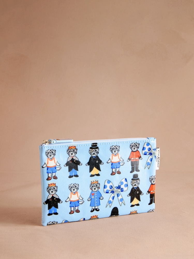 Cath Kidston Blue London Dogs Zip-Up Purse - Image 1 of 3