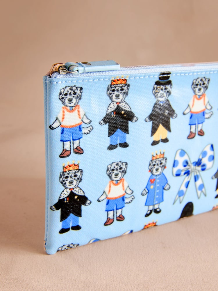 Cath Kidston Blue London Dogs Zip-Up Purse - Image 3 of 3