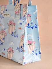 Cath Kidston Blue Flower Market Print Small Coated Book Bag - Image 2 of 3