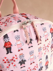 Cath Kidston Pink London Dogs Print Foldaway Backpack - Image 3 of 4
