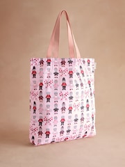 Cath Kidston Pink London Dogs Foldaway Tote Bag - Image 1 of 9