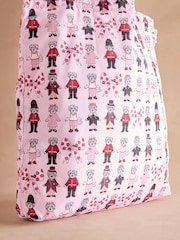Cath Kidston Pink London Dogs Foldaway Tote Bag - Image 3 of 9
