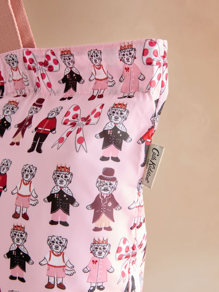 Cath Kidston Pink London Dogs Large Foldaway Tote Bag - Image 2 of 4