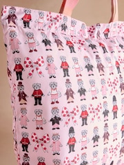 Cath Kidston Pink London Dogs Large Foldaway Tote Bag - Image 3 of 4