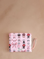 Cath Kidston Pink London Dogs Large Foldaway Tote Bag - Image 4 of 4