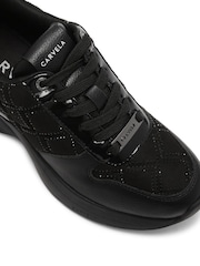 Carvela Cosmic Diamond Jewel Black Trainers - Image 4 of 5