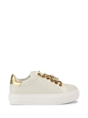 Kurt Geiger London  Laney Bow Trainers - Image 1 of 4