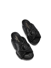 Kurt Geiger London Chelsea Cross Strap Sandals - Image 2 of 5