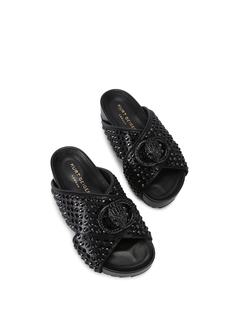 Kurt Geiger London Chelsea Cross Strap Sandals - Image 2 of 5