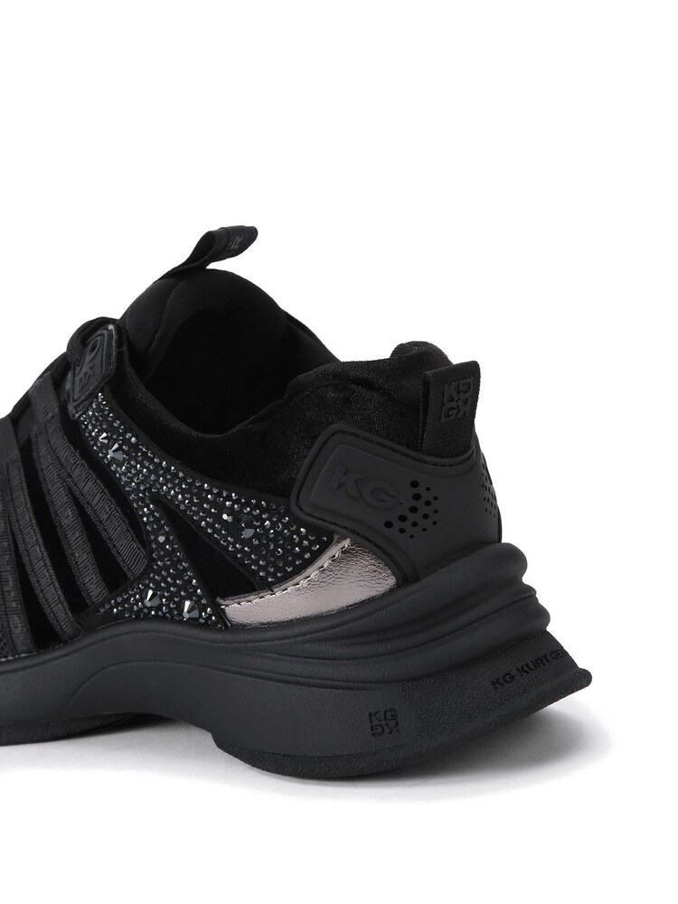 KG Kurt Geiger Kelsie Black Trainers - Image 4 of 4