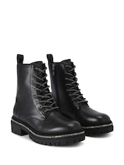 Carvela Dazzle Lace-Up Black Boots - Image 5 of 5