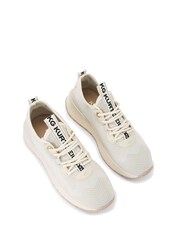 KG Kurt Geiger Cream Louisa Knit2 Trainers - Image 3 of 5