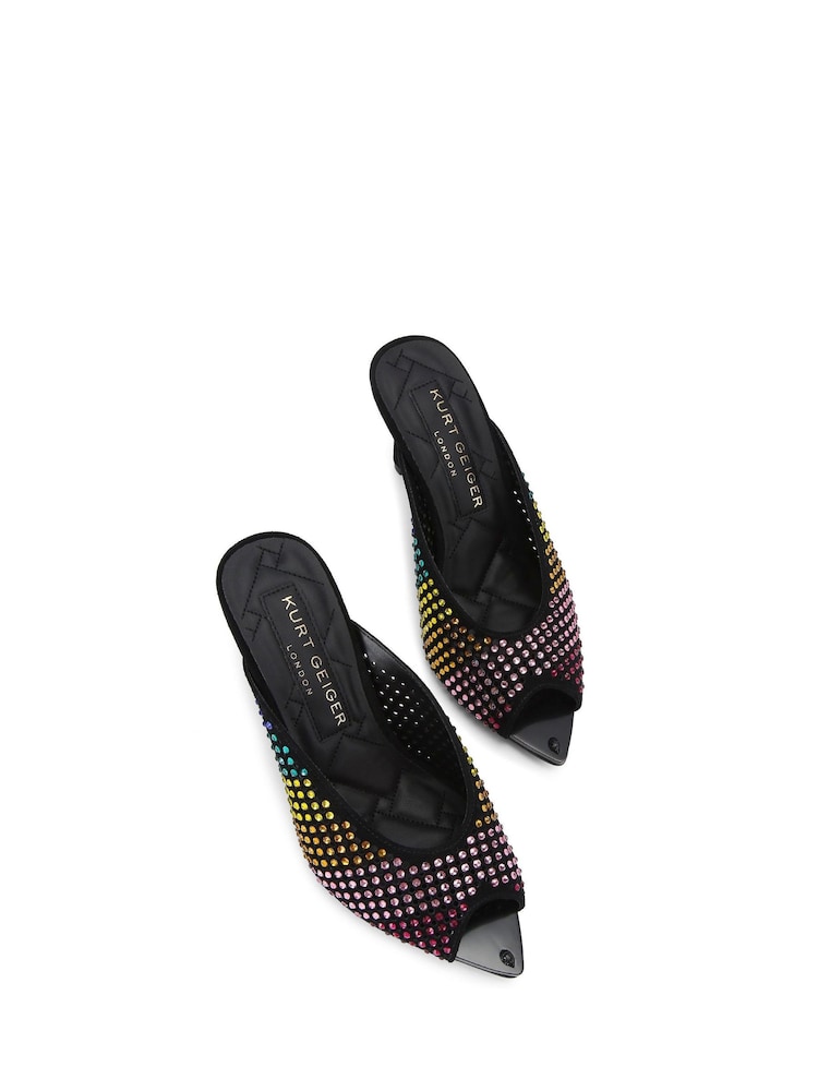 Kurt Geiger London Regent Point Mule Black Sandals - Image 2 of 4