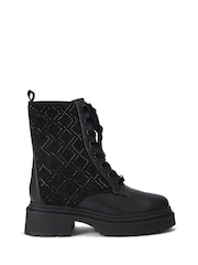 Carvela Show Stomper Black Boots - Image 1 of 4