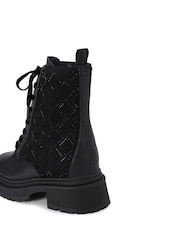 Carvela Show Stomper Black Boots - Image 4 of 4