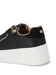 Negro - KG Kurt Geiger Lottie Lace-Up Trainers - Imagen 3 de 5