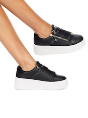 Negro - KG Kurt Geiger Lottie Lace-Up Trainers - Imagen 5 de 5