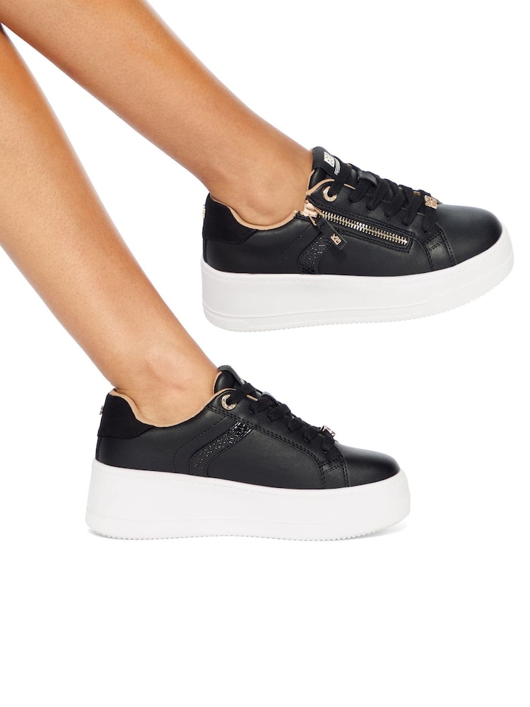 Negro - KG Kurt Geiger Lottie Lace-Up Trainers - Imagen 5 de 5