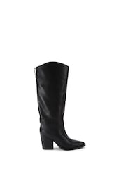 Carvela Cream Reign Boots - Image 2 of 5