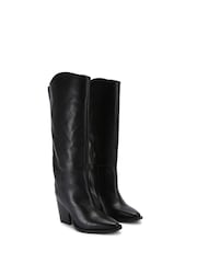 Carvela Cream Reign Boots - Image 3 of 5