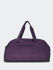 adidas Purple 3 Bar Gym Duffel Bag - Image 2 of 6