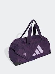 adidas Purple 3 Bar Gym Duffel Bag - Image 3 of 6