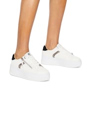 KG Kurt Geiger Lottie Lace-Up Trainers - Image 1 of 5