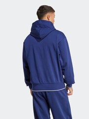 adidas Blue Collegiate Hoodie - Image 2 of 7
