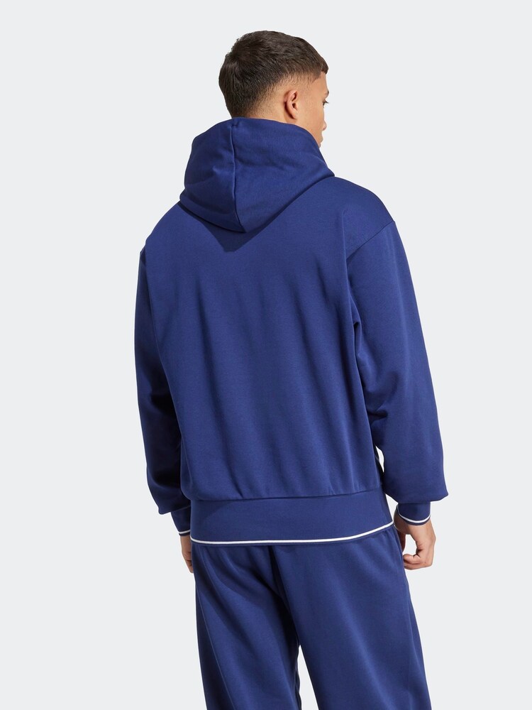 adidas Blue Collegiate Hoodie - Image 2 of 7