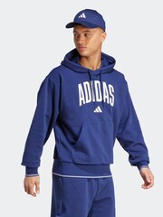 adidas Blue Collegiate Hoodie - Image 3 of 7