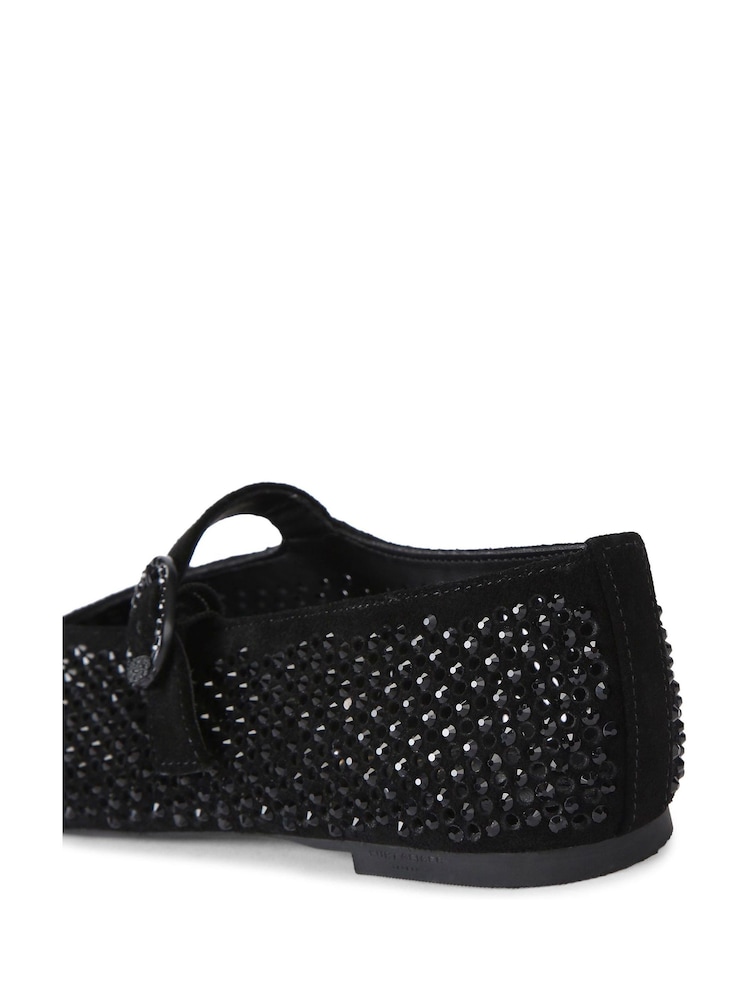 Kurt Geiger London Mayfair Ballet Flat Black Pumps - Image 5 of 5 Kurt Geiger London Mayfair Ballet Flat Black Pumps - Image 5 of 5