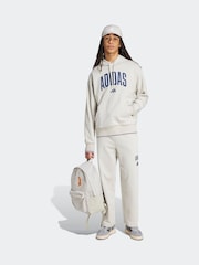 adidas Grey Collegiate Hoodie - Image 6 of 7