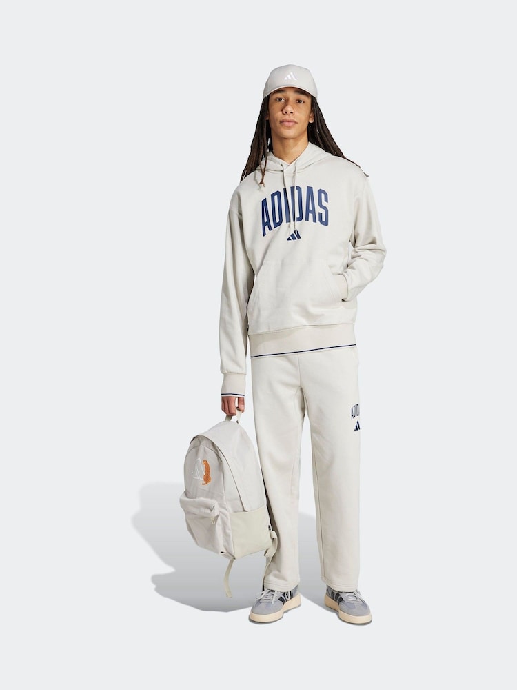 adidas Grey Collegiate Hoodie - Image 6 of 7