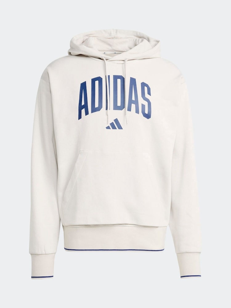 adidas Grey Collegiate Hoodie - Image 7 of 7