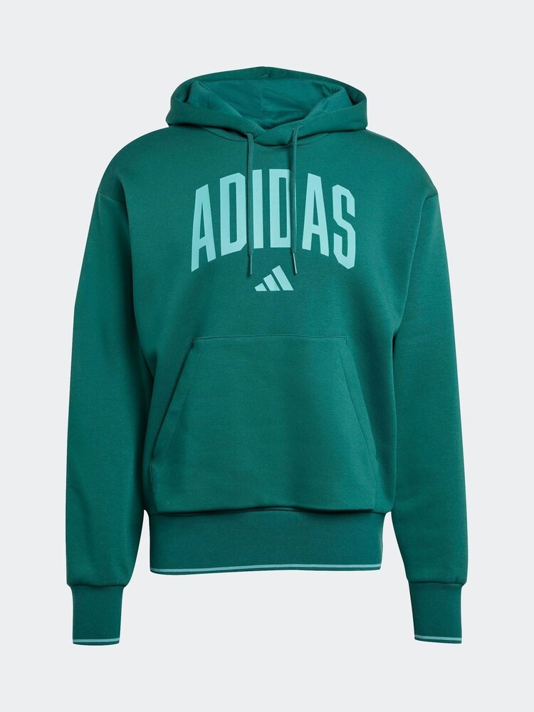 adidas Green Collegiate Hoodie - Image 6 of 6