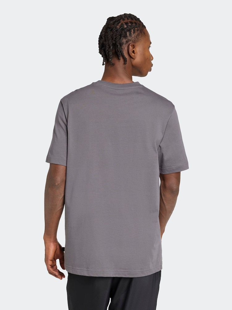 adidas Grey Camo Shape Graphic T-Shirt - Image 2 of 6