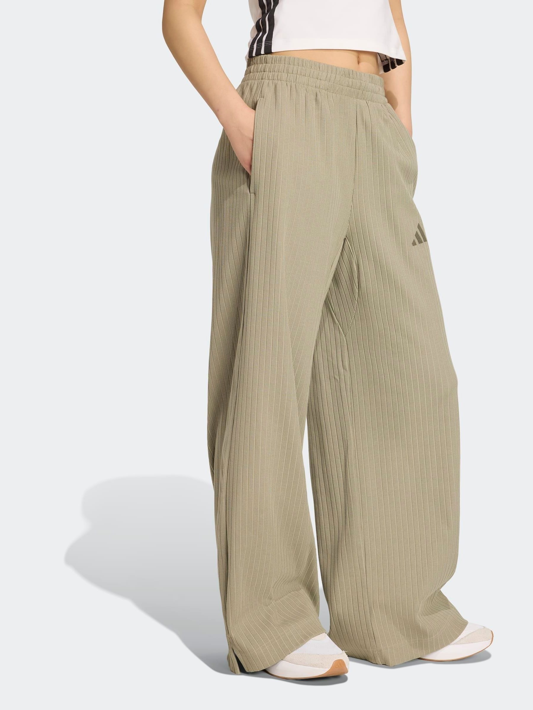 Buy adidas Green ALL SZN Winterized Wide Leg Trousers from Next USA
