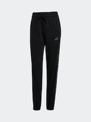 adidas Black Animal Print 3-Stripes Cuffed Joggers - Image 6 of 6