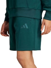 zelena - adidas kratke hlače iz flisa ALL SZN - Slika 4 iz 6