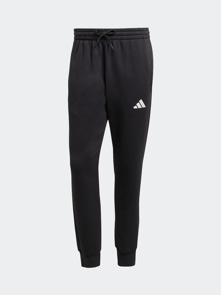 adidas Black Sportswear Fleece Colourblock Hooded Tracksuit - Image 8 of 8