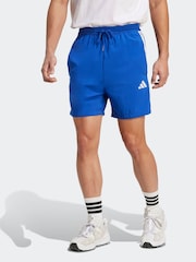 adidas Blue Essentials 3-Stripes Chelsea Shorts - Image 1 of 6