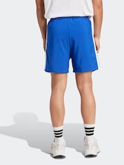 adidas Blue Essentials 3-Stripes Chelsea Shorts - Image 2 of 6