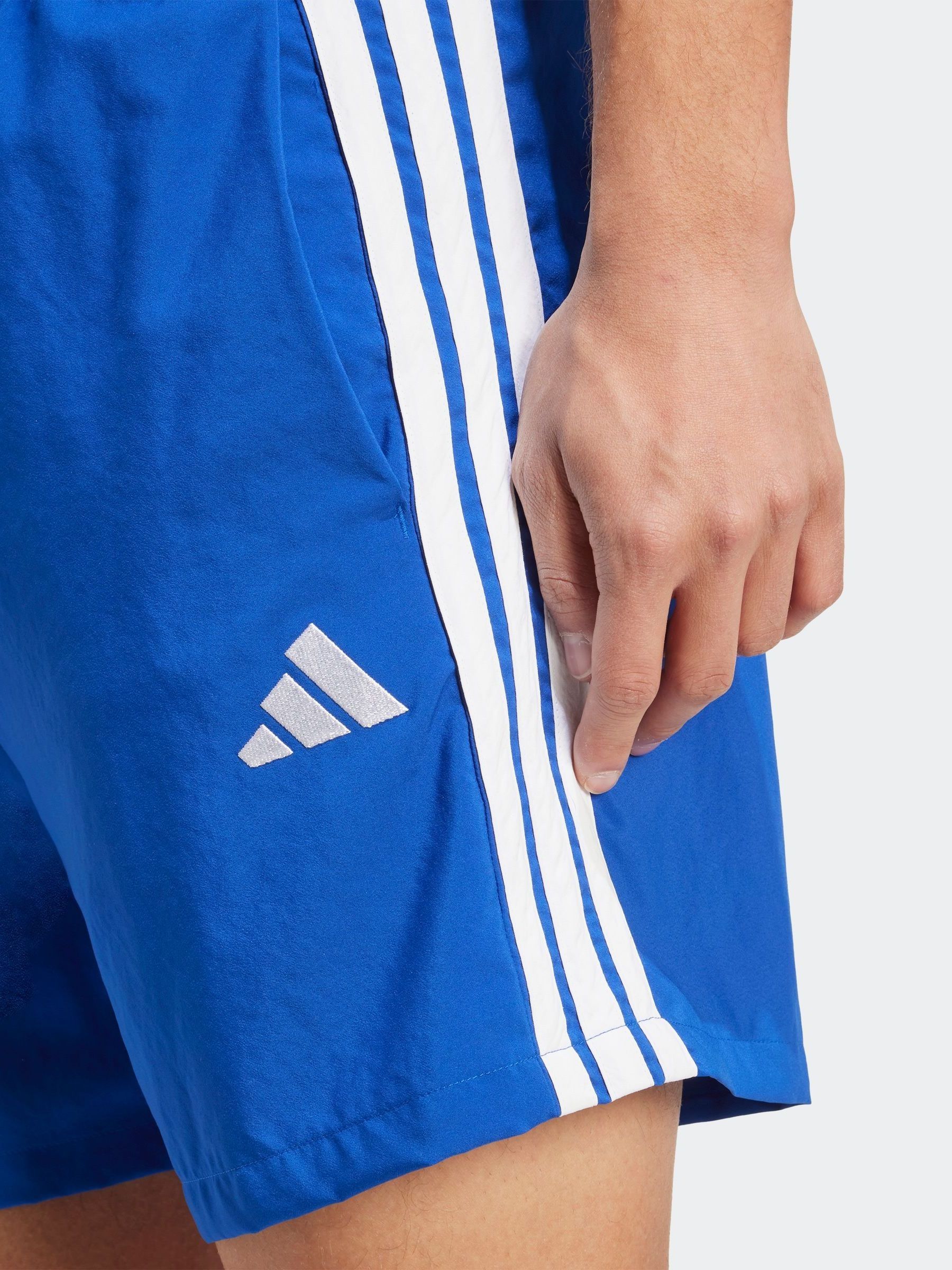 Buy adidas Blue Essentials Three Stripes Chelsea Shorts from Next USA