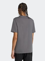 adidas Grey Camo Logo Graphic Print 100% Cotton T-Shirt - Image 2 of 6