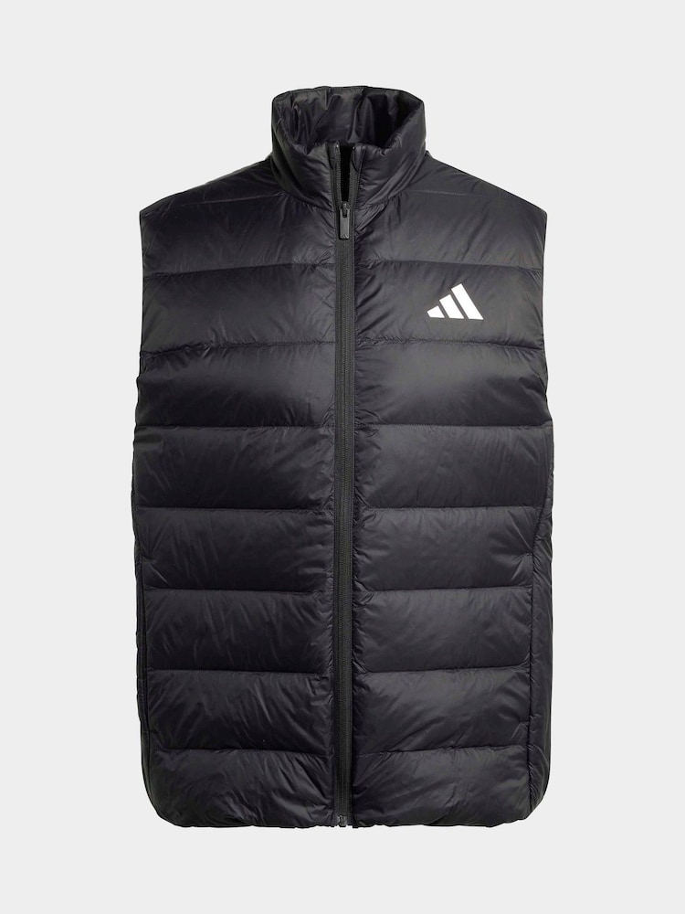 adidas Black Essentials CLIMAWARM 3-Stripes Light Down Vest - Image 6 of 6 adidas Black Essentials CLIMAWARM 3-Stripes Light Down Vest - Image 6 of 6