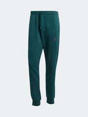adidas Green Sportswear Fleece Colourblock Hooded Tracksuit - Image 8 of 8