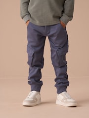 Angel & Rocket Blue Jude Smart Cargo Trousers - Image 1 of 6