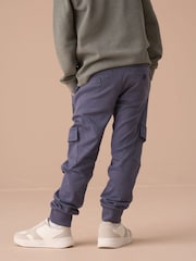 Angel & Rocket Blue Jude Smart Cargo Trousers - Image 2 of 6