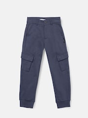 Angel & Rocket Blue Jude Smart Cargo Trousers - Image 4 of 6