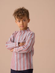 Angel & Rocket Red Benny Mandarin Stripe Shirt - Image 4 of 5